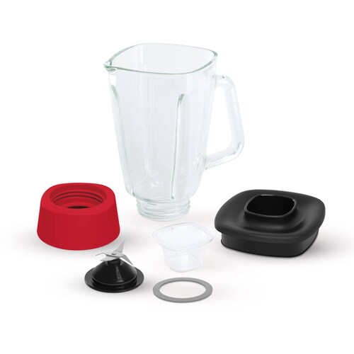 Licuadora T fal INFINYFORCE XL 550W Vaso Vidro Color Rojo