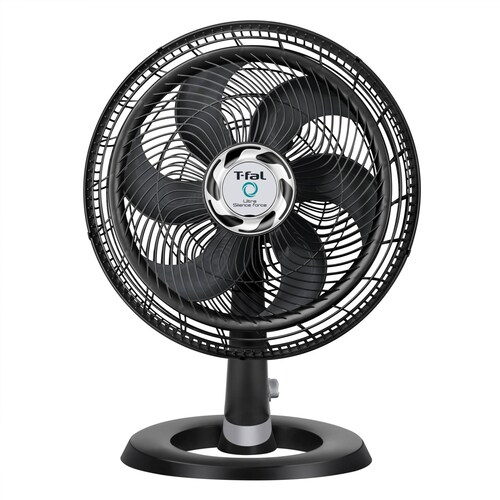 Ventilador de Piso Pared Ultra silencioso color negro.