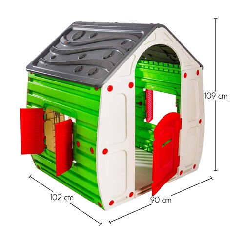 CASITA MAGICA HAUSE INFANTIL GRIS C  VERDE MOD FG000073 1.