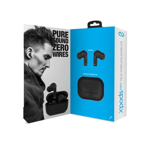 Audífonos Inalámbricos True Wireless Xpods PRO Negro Naztech 