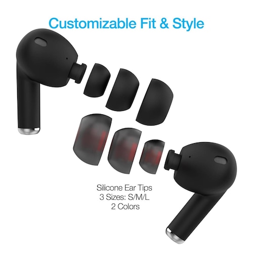 Audífonos Inalámbricos True Wireless Xpods PRO Negro Naztech 