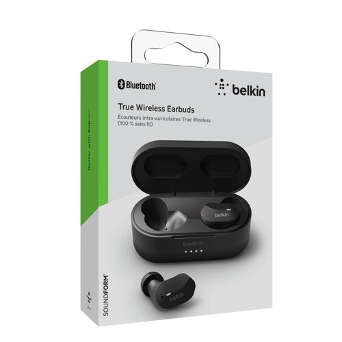Audífonos Inalámbricos True Wireless Soundform Negro Belkin 