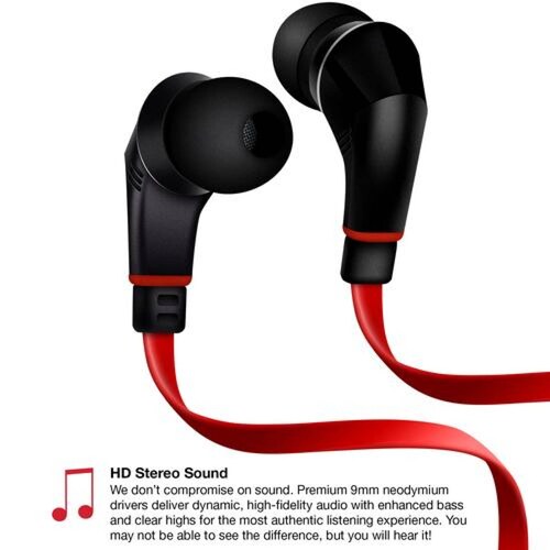 Audífonos Bluetooth NX80w Color Rojo con Negro - Naztech 