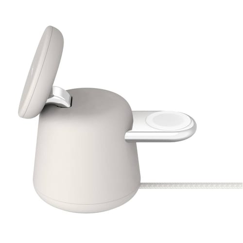 Base De Carga 2 En 1 Magsafe De 15w Blanco Belkin 
