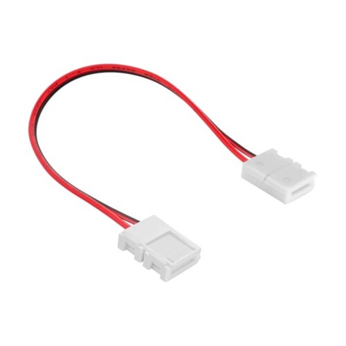 Cople Cable Tiras Led Un Color 15cm Conector Presion Steren