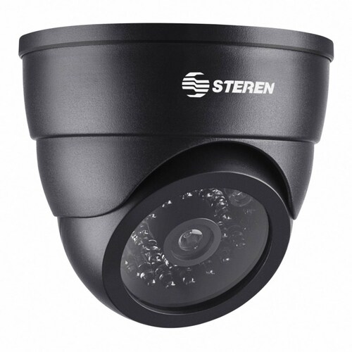 CÃ¡mara CCTV Simulada Dummy Tipo Domo Base Ajustable Steren