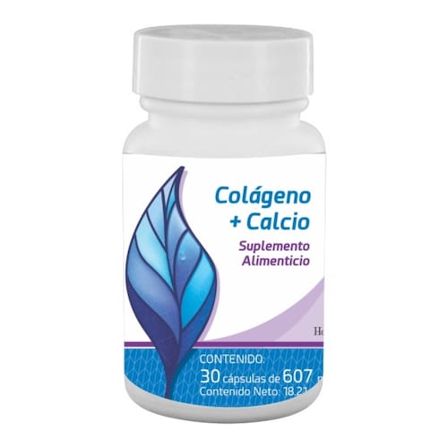30 Capsulas Colageno Calcio Cuidado Cabello Piel Herbolare