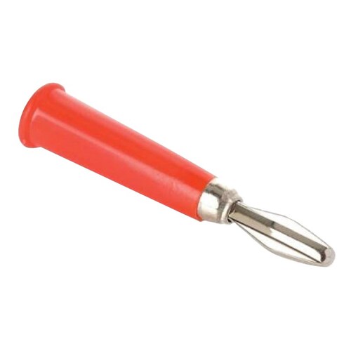 Plug Macho Tipo Banana Phillips Rojo Soldar Plástico Steren