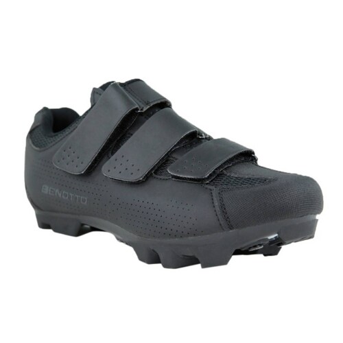 Zapato Benotto Ciclismo MontaÃ±a MTB-20 Negro Velcro Ciclista 38-24.3