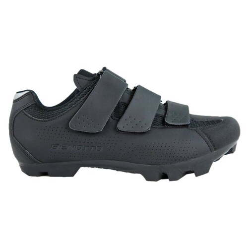 Zapato Benotto Ciclismo MontaÃ±a MTB-20 Negro Velcro Ciclista 38-24.3