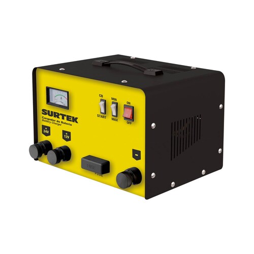 Cargador Batería Auto 180A 127v Con Arrancador Surtek