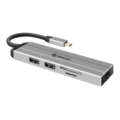 Estación De Conexión Usb C Carcasa De Aluminio Steren