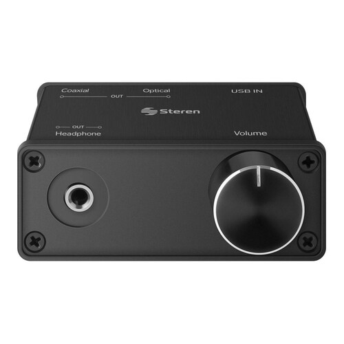 Convertidor Audio digital (USB) Analógico Digital AUX Steren
