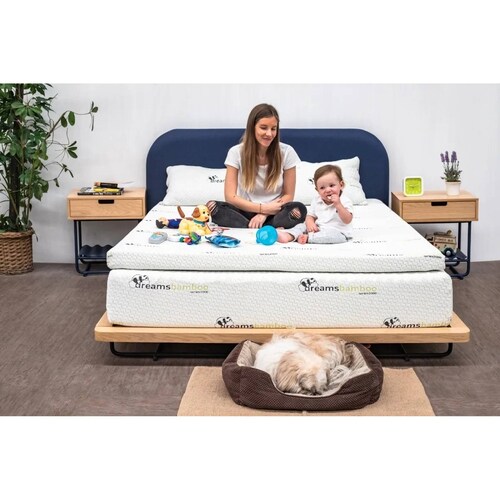Colchón Memory Foam Fresh Flex Dreams Bamboo King Size