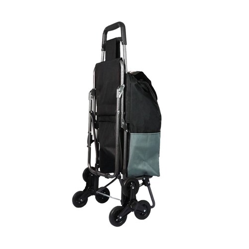 Carrito Mandado Multiusus Silla Plegable Negro Brang