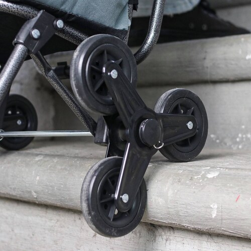 Carrito Mandado Multiusus Silla Plegable Negro Brang