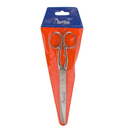 Tijera Acero Inoxidable P/ Modista 8pulg Cortar Tela Delfin