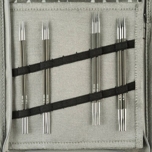 Estuche Agujas Intercambiables Karbonz 18pzs No. 3/6 Knitpro