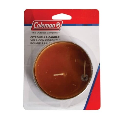 Vela P/Camping Fragancia Citronela Mecha Repuesto Coleman.