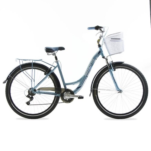 Bicicleta City Cosenza R700C Azul Unitalla Mujer Benotto.