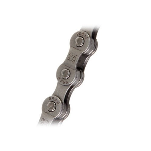 Cadena Bicicleta Sram 114 Eslabones Power Lock Gris Cromo