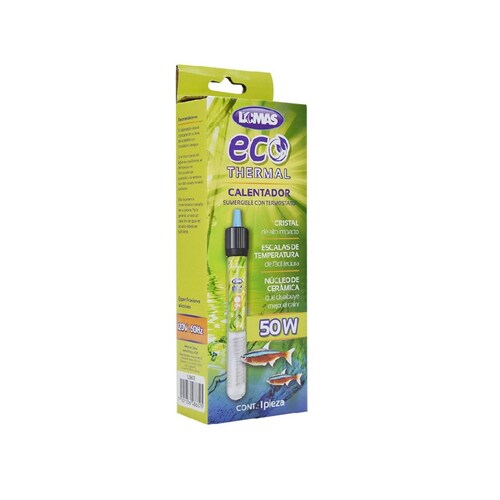 Calentador Sumergible C/ Termostato Ecothermal 50W Lomas.