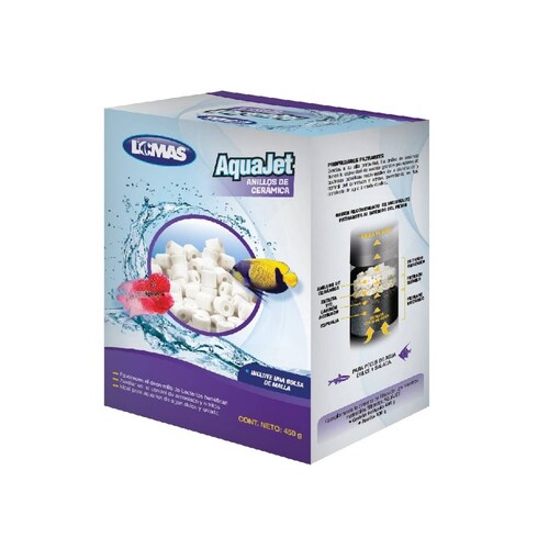 Anillos Cerámica 450g P/ Acuarios Agua Dulce Salada Lomas.