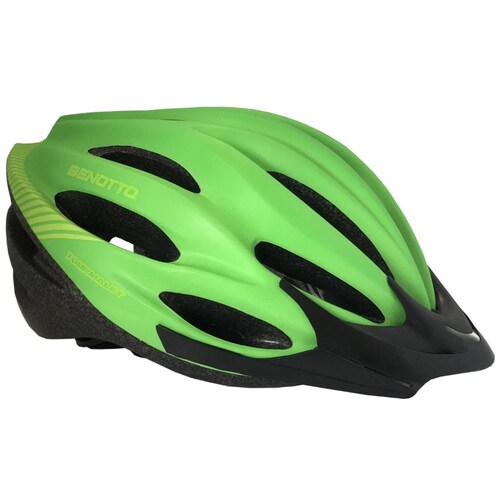 Casco Bicicleta Mtb Hw-1 Tourmalet Verde Talla L Benotto