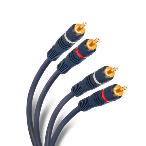 Cable 2 Plug Rca A 2 Plug Rca De 1.8m Reforzado Steren