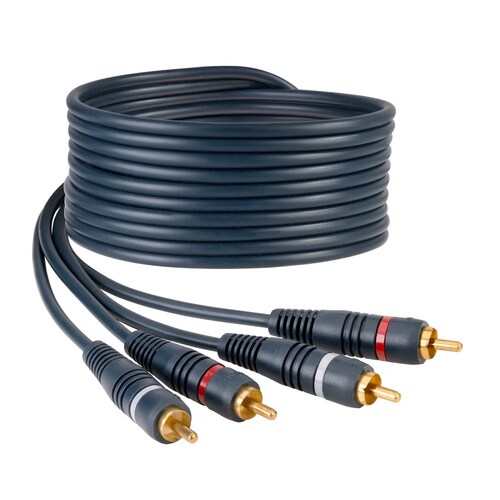 Cable 2 Plug Rca A 2 Plug Rca De 1.8m Reforzado Steren