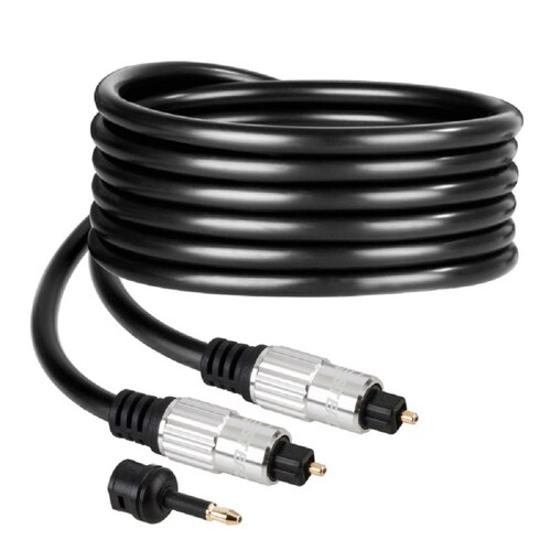 Cable Toslink Carcasa Fibra Óptica Audio Digital 3m Steren