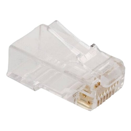 Plug Rj45 8 Contactos Cat 5e P/ Cable Plano Plug Steren