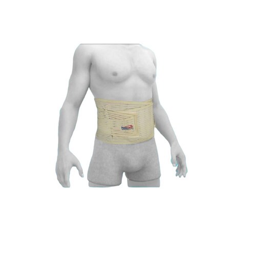 Faja Soporte P/Sacro Lumbra Reforzada Talla L C/Broche Homecare