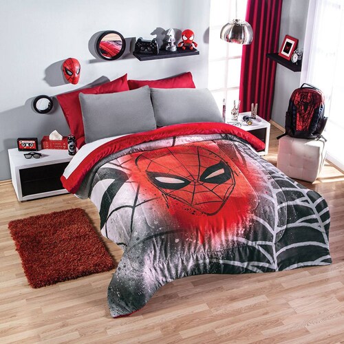 Cobertor Matrimonial Ozzy Spider-Man Colchas Concord