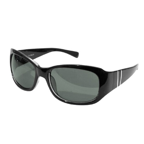 Lentes Casuales Armazón/Varillas Negro Micas Humo Wallis.