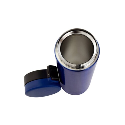 Termo Boton De Seguridad Antiderrames 500ml Azul Wallis