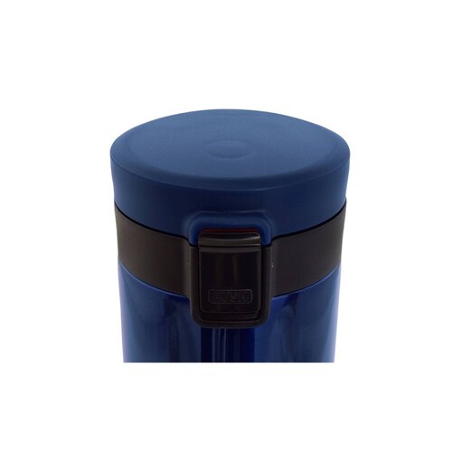 Termo Boton De Seguridad Antiderrames 500ml Azul Wallis