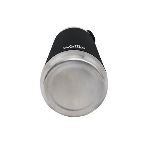 Termo Popote Y Protector Antiderrames 600ml Negro Wallis