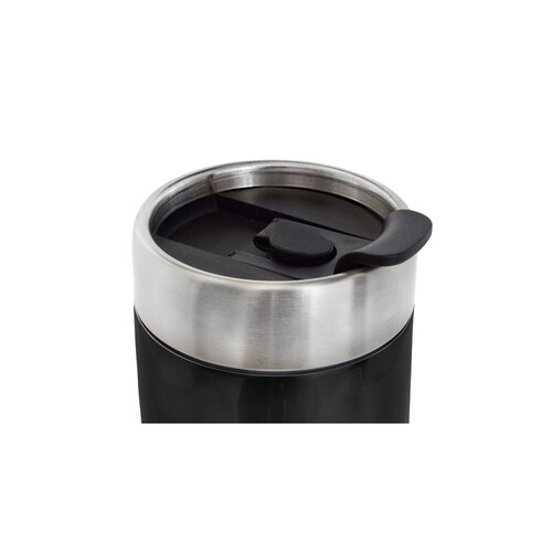 Termo Popote Y Protector Antiderrames 600ml Negro Wallis