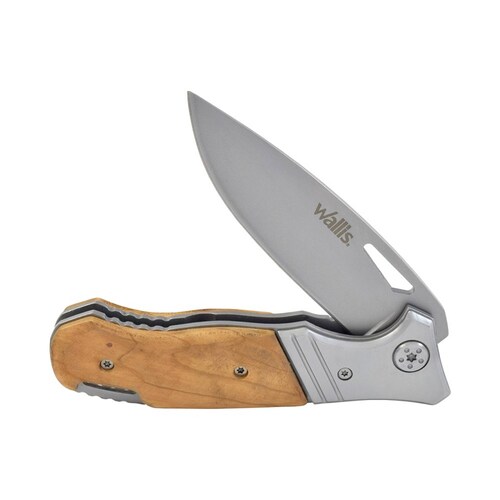 Navaja Acero Inoxidable Dureza 54-56 Color Madera Wallis.