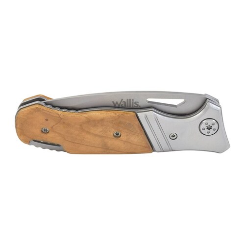Navaja Acero Inoxidable Dureza 54-56 Color Madera Wallis.