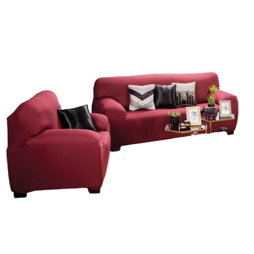 Funda Elastica P/Sala 3 Plazas Sorrento Vino Colchas Concord