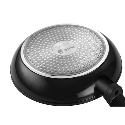 Sartén Antiadherente VIVANT Aluminio Negro 28cm Fagor