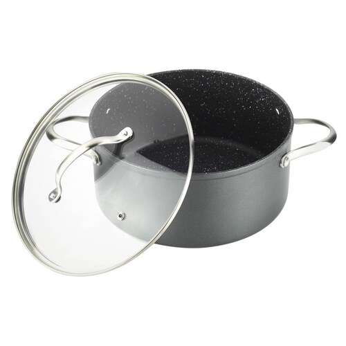 Cacerola Savia Aluminio Forjado Gris Mate 24cm Fagor