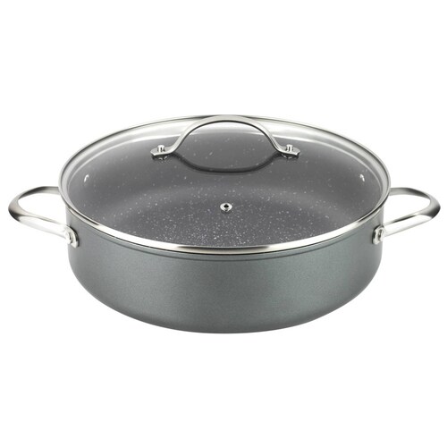 Tartera Savia Aluminio Forjado Gris Mate 28cm Fagor