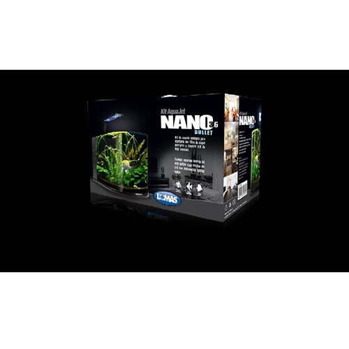 Acuario Nano Bullet 12 Lt Lámpara LED Acuario Lomas Hagen