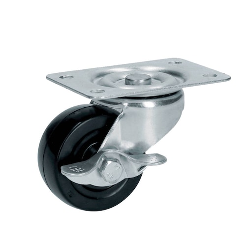 Rodaja Hule Giratoria 2puLG Con Freno P/ Muebles Surtek