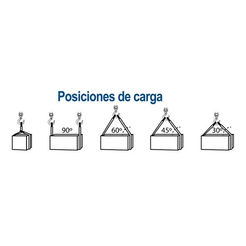 Eslinga Agarraderas Reforzadas Tipo Ojo Ojo 4m 2puLG Surtek