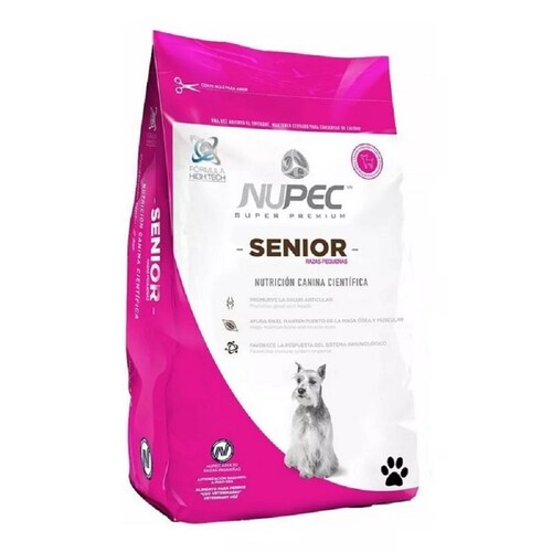 Alimento Perro Croqueta Senior Razas Pequeñas 2kg Nupec