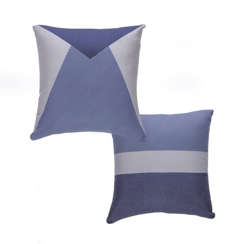 Cojín Decorativo Estándar Yuno Azul Colchas Concord